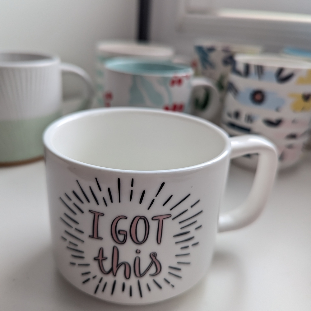 Indigo Motivational White Mug "I Got This"